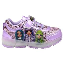 Sneakers mit Lichtern Rainbow High Mädchen Farbe Violett, violett, 27 EU von Easy Shoes