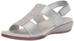 Easy Spirit Damen Hazel Wedge Sandal, Silber 040, 6 X-Wide von Easy Spirit