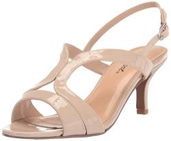 Easy Street Damen Bree Sandale mit Absatz, Hautfarben-Nude Patent, 37.5 EU von Easy Street