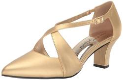 Easy Street Damen Eleganz Pumps, Gold-Satin, 38.5 EU Weit von Easy Street