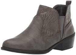 Easy Street Damen Legende Stiefelette, Grau Grau Geprägt, 38.5 EU Weit von Easy Street