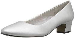 Easy Street Damen Prim Dress Pump, Silberfarben-Silver Satin, 37 EU von Easy Street