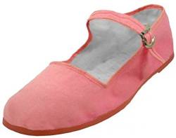 Easy USA Ballerinas für Damen, Mary Jane, Ballett, Pink 114, 40.5 EU von Easy USA