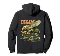Cicada Invasion 2024 Lustiger Sommer Pullover Hoodie von EatSleepFind