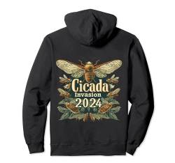 Cicada Invasion 2024 Mustersammlung Pullover Hoodie von EatSleepFind
