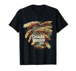 Cicada Invasion 2024 Schock T-Shirt von EatSleepFind