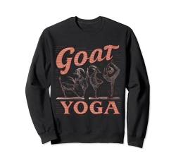 Lustige Ziege Yoga Pose Klasse Sweatshirt von EatSleepFind