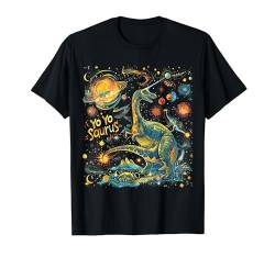 YoYo Saurus Funny Dinosaurier Planetary Fireworks T-Shirt von EatSleepFind