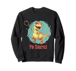 YoYo Saurus Lustiger Dino-Solospieler Sweatshirt von EatSleepFind