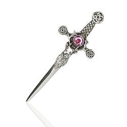 Eburya Monarch of the Glen - Handgefertigter Kilt Pin mit schottischem Highland Hirsch von Eburya