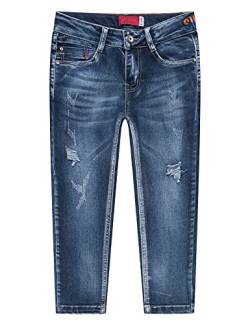 Echinodon Junge Jeanshose Kinder Jeans Baumwolle Denim Hose Blau3 10Y von Echinodon