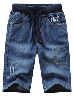 Echinodon Kinder Jeans Shorts Junge Jeanshose Kurz Hose Sommer Jeansshorts Weich/Leicht/Atmungsaktiv I110 von Echinodon