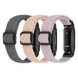 Ecogbd Elastisches Nylon Armband Kompatibel mit Fitbit Inspire 3/Inspire 2/Inspire/Inspire HR/Ace 3/Ace 2, Weiche Verstellbares Sport Ersatzarmband für Damen Herren von Ecogbd