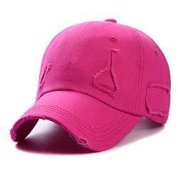 Ecroon Baseball Cap Damen Unisex Kappe Verstellbar Baseboard Athletic Baseballkappe Mütze Baseballkappe Anti-UV Sonnenhüt Herren Baseball Caps von Ecroon