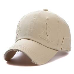 Ecroon Baseball Cap Damen Unisex Kappe Verstellbar Baseboard Athletic Baseballkappe Mütze Baseballkappe Anti-UV Sonnenhüt Herren Baseball Caps von Ecroon