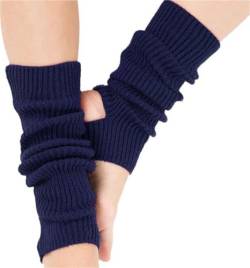 Ecroon Damen Mädchen Ballettstulpen mit Fersenloch Beinwärmer Ballett Yoga Stulpen Legwarmer Beinstulpen ca. Stützstrümpfe von Ecroon