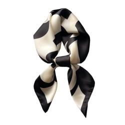 Ecroon Damen Seidentuch Scarf Halstücher SeideSchal Gefühl Schal Halstuch Bandana Handgelenk Kopftücher von Ecroon