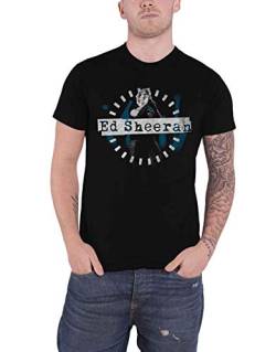 Ed Sheeran 'Dashed Stage Photo' (Black) T-Shirt (x-Large) von Ed Sheeran