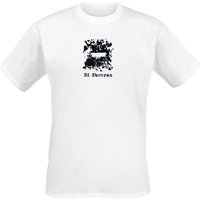 Ed Sheeran T-Shirt - Subtract Squidge Collage - M bis XL - für Männer - Größe L - weiß  - Lizenziertes Merchandise! von Ed Sheeran