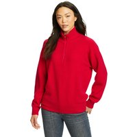 Eddie Bauer ® Alpine Route Pullover mit 1/4-Reißverschluss Damen Rot Gr. L von Eddie Bauer