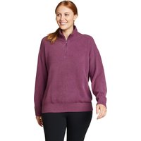 Eddie Bauer ® Alpine Route Pullover mit 1/4-Reißverschluss Damen Violett Gr. M von Eddie Bauer