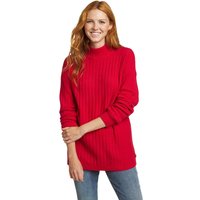 Eddie Bauer ® Alpine Route Pullover mit Rollkragen Damen Rot Gr. S von Eddie Bauer