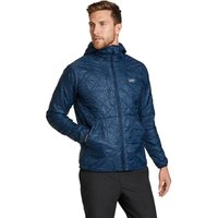 Eddie Bauer ® Astrolite Reversible Jacke mit Kapuze Herren Blau Gr. L von Eddie Bauer