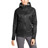 Eddie Bauer ® Cloud Cap Regenjacke Damen Schwarz Gr. L von Eddie Bauer