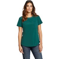 Eddie Bauer ® Departure T-Shirt mit Tasche Damen Grün Gr. S von Eddie Bauer