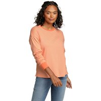 Eddie Bauer ® Favorite Langarmshirt - gestreift Damen Orange Gr. XL von Eddie Bauer