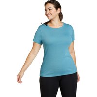 Eddie Bauer ® Favorite Shirt - Kurzarm mit Rundhalsausschnitt Damen Blau Gr. S von Eddie Bauer