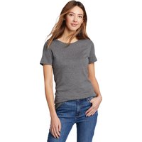 Eddie Bauer ® Favorite Shirt - Kurzarm mit Rundhalsausschnitt Damen Grau Gr. XXL von Eddie Bauer