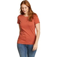 Eddie Bauer ® Favorite Shirt - Kurzarm mit Rundhalsausschnitt Damen Rot Gr. XS von Eddie Bauer