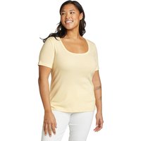 Eddie Bauer ® Favorite T-Shirt mit eckigem Ausschnitt Damen Gelb Gr. L von Eddie Bauer