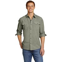 Eddie Bauer ® Front Range Hemd - langarm Herren Grün Gr. L von Eddie Bauer