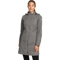 Eddie Bauer ® Girl on the Go Trenchcoat - Isoliert Damen Grau Gr. L von Eddie Bauer