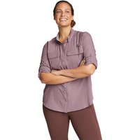 Eddie Bauer ® Guide Bluse - Langarm Damen Violett Gr. XS von Eddie Bauer