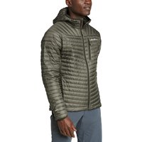 Eddie Bauer ® Microtherm 2.0 Stormdown Daunenjacke mit Kapuze Herren Grün Gr. L von Eddie Bauer