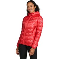 Eddie Bauer ® Microtherm Jacke mit Kapuze 1000 Damen Rot Gr. XS von Eddie Bauer