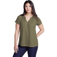 Eddie Bauer ® Mountain Town Kurzarmshirt Damen Grün Gr. XS von Eddie Bauer