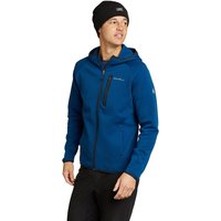 Eddie Bauer ® Outpace Flex Fleecejacke mit Kapuze Herren Blau Gr. L von Eddie Bauer