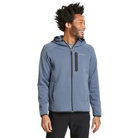 Eddie Bauer ® Outpace Flex Fleecejacke mit Kapuze Herren Blau Gr. L von Eddie Bauer