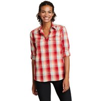 Eddie Bauer ® Pro Creek Bluse - Langarm Damen Rot Gr. XS von Eddie Bauer