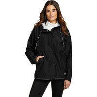 Eddie Bauer ® Rainpac Regenjacke mit Kapuze Damen Schwarz Gr. L von Eddie Bauer