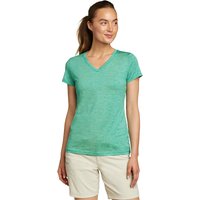 Eddie Bauer ® Resolution Guide T-Shirt mit V-Ausschnitt Damen Grün Gr. XS von Eddie Bauer