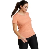 Eddie Bauer ® Resolution Guide T-Shirt mit V-Ausschnitt Damen Orange Gr. L von Eddie Bauer