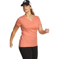 Eddie Bauer ® Resolution Guide T-Shirt mit V-Ausschnitt Damen Orange Gr. M von Eddie Bauer