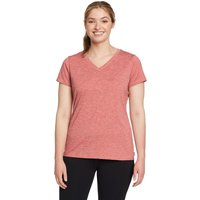 Eddie Bauer ® Resolution Guide T-Shirt mit V-Ausschnitt Damen Rot Gr. S von Eddie Bauer