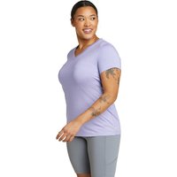 Eddie Bauer ® Resolution Guide T-Shirt mit V-Ausschnitt Damen Violett Gr. L von Eddie Bauer