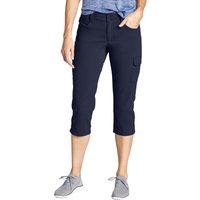 Eddie Bauer ® SIGHTSCAPE HORIZON CARGO CAPRIHOSE Damen Blau Gr. 4 von Eddie Bauer